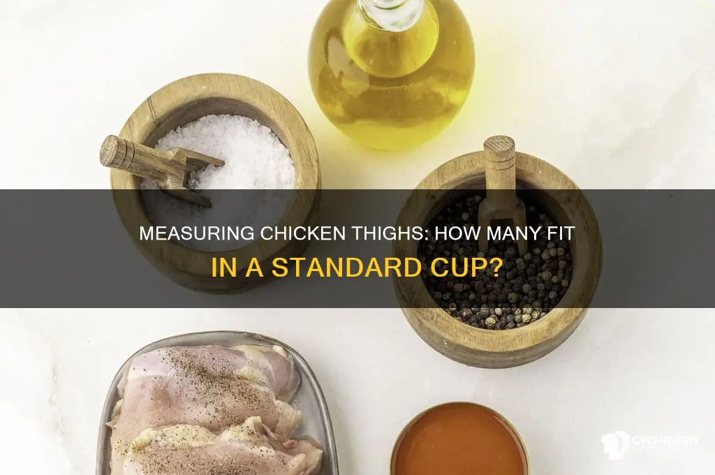 how many chicken thighs make a cup