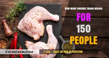 Perfect Chicken Thigh Portions: Serving 150 Guests with Ease