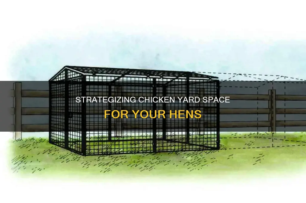 how many chickens fit in a chicken yard