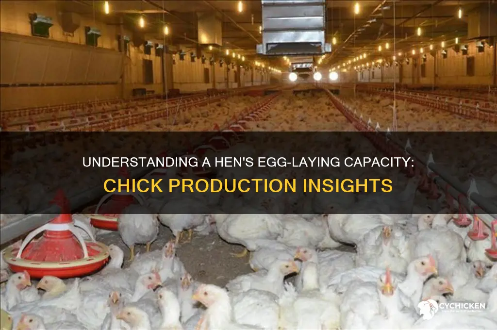 how many chicks will a hen produce