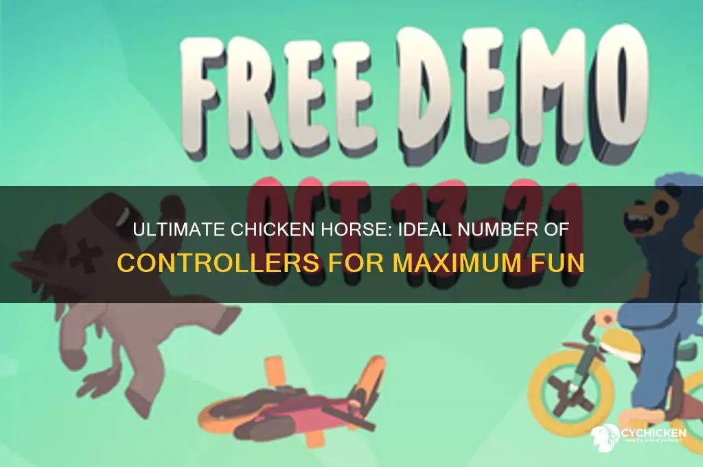 how many controllers for ultimate chicken horse
