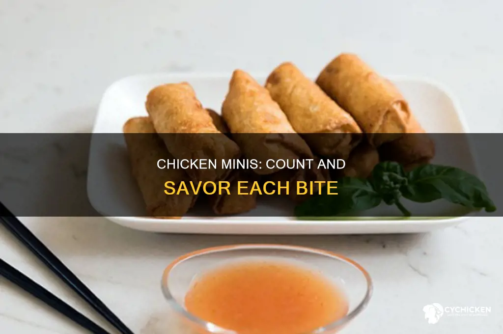 how many counts of chicken minis are there