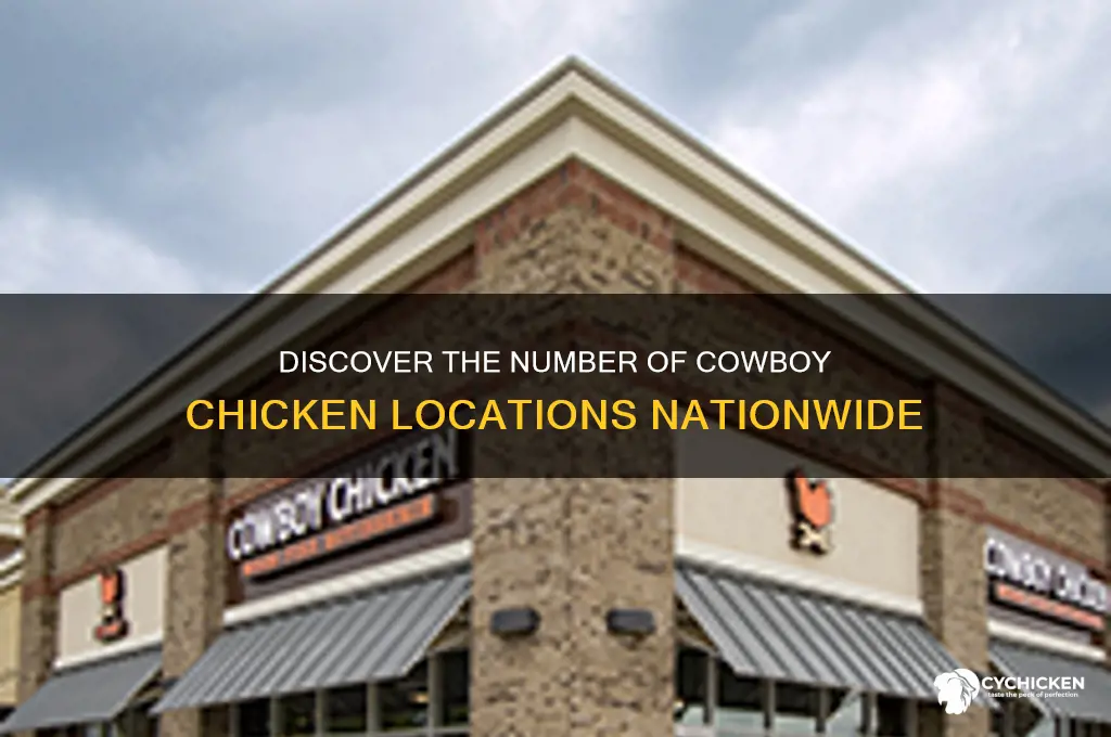 how many cowboy chicken locations are there