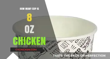 Understanding 8 oz Chicken Portions: How Many Cups is That?