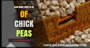 Chickpeas Conversion: Cups to Ounces