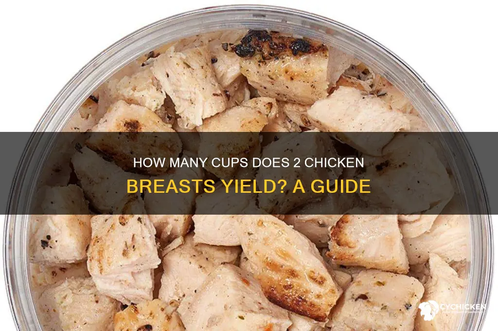 how many cups are 2 chicken breas