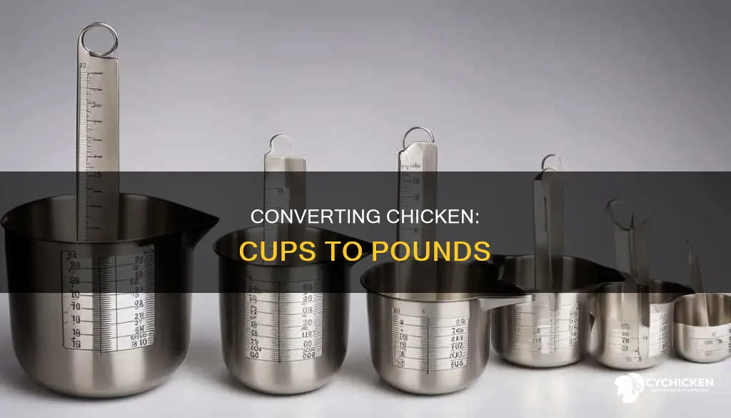 how many cups are in 1 pound boneless skinless chicken