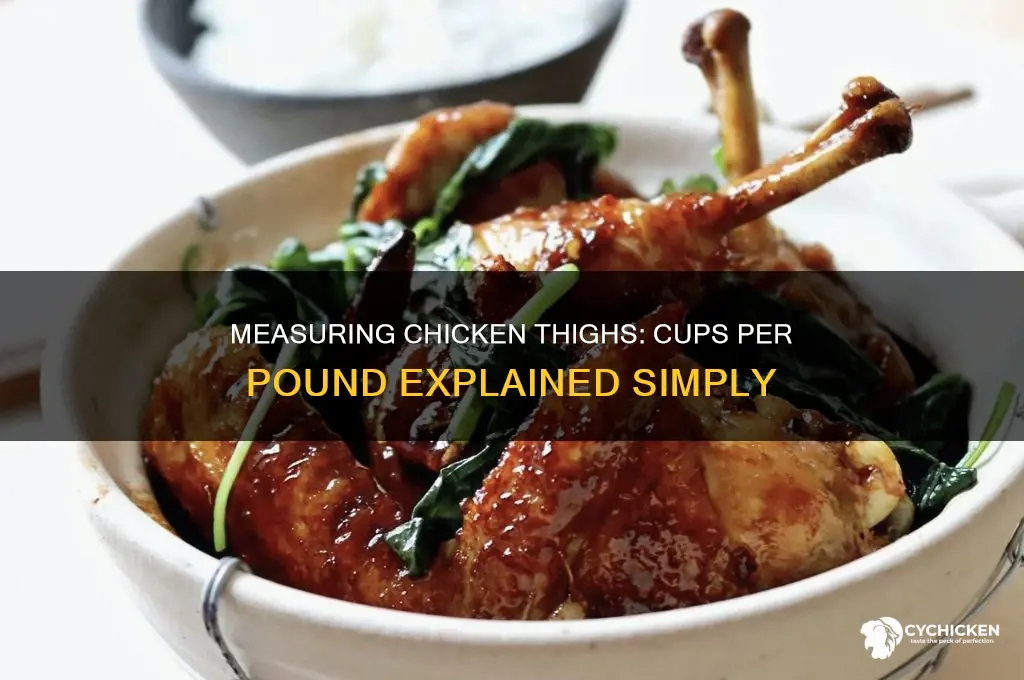 how many cups are in a pound of chicken thighs