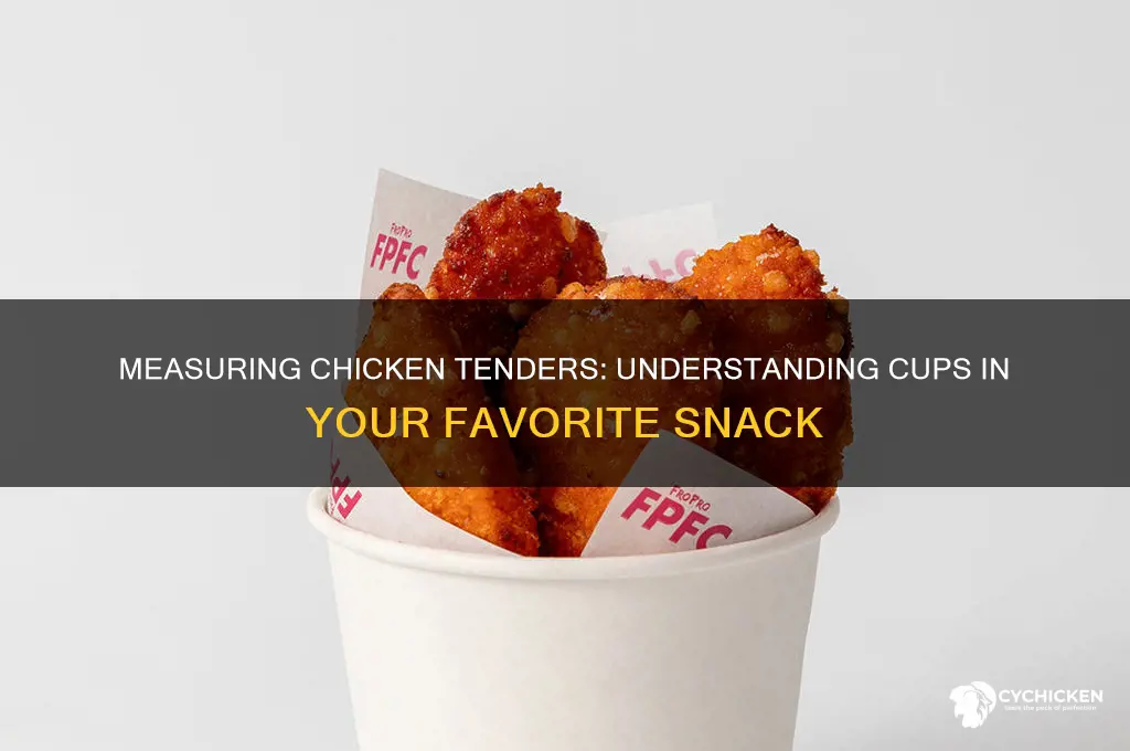 how many cups are in chicken tenders