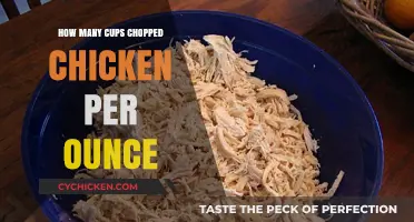 Chopped Chicken Measurements: Cups per Ounce Explained Simply