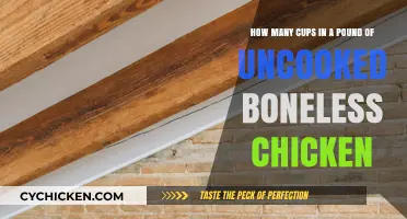 Uncooked Chicken Conversions: Cups to Pounds