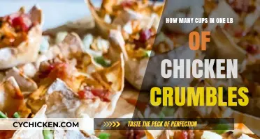 Measuring Chicken Crumbles: Cups in a Pound