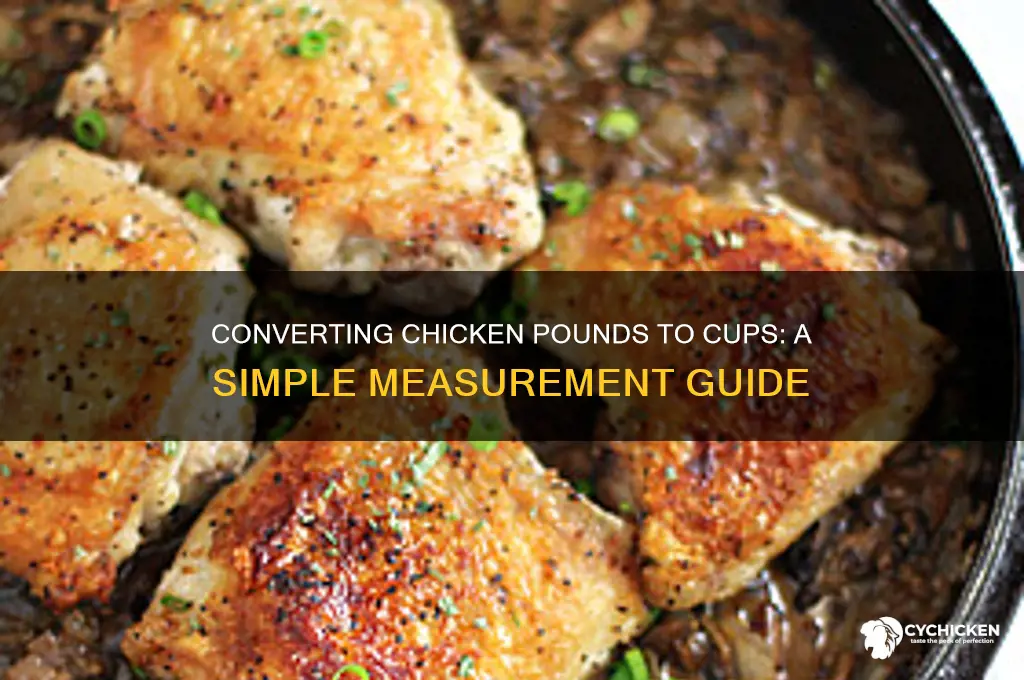 how many cups in one pound of chicken