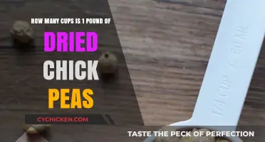 Dried Chickpeas: How Many Cups in a Pound?