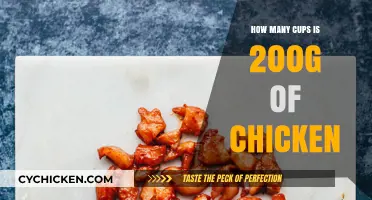 Measuring Chicken: How Many Cups Does 200g Yield?
