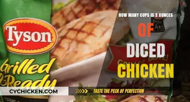 Diced Chicken Measurements: Converting Cups to Ounces