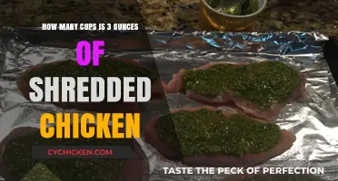 Measuring Shredded Chicken: Cups to Ounces Conversion
