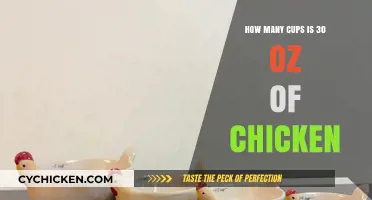 A Hearty Helping: 30 oz of Chicken Equals How Many Cups?