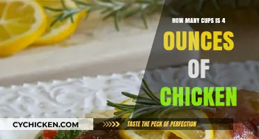 Measuring Chicken: How Many Cups Are in 4 Ounces?