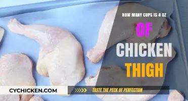 Measuring Chicken Thighs: Converting 4 Ounces to Cups for Recipes