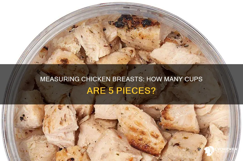 how many cups is 5 chicken breats