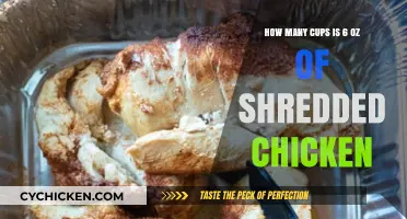 Shredded Chicken Conundrum: Cups Measurement for 6 Oz