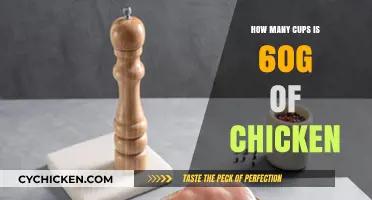 Converting 60g of Chicken to Cups: A Simple Guide