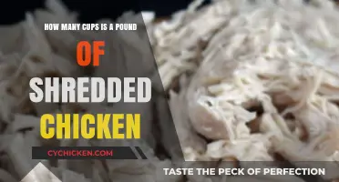 Shredded Chicken: Cups to Pounds Conversion Guide