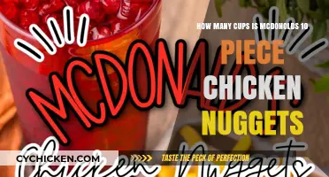 McDonald's 10-Piece Chicken Nuggets: Cups and Serving Size Explained