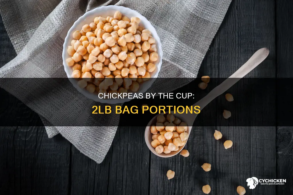 how many cups of chick peas in a 2lb bag