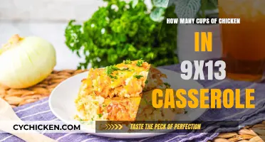 Chicken Casserole Conversion: Cups to 9x13 Pan