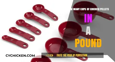 Chicken Pellets: Cups to Pounds Conversion Guide