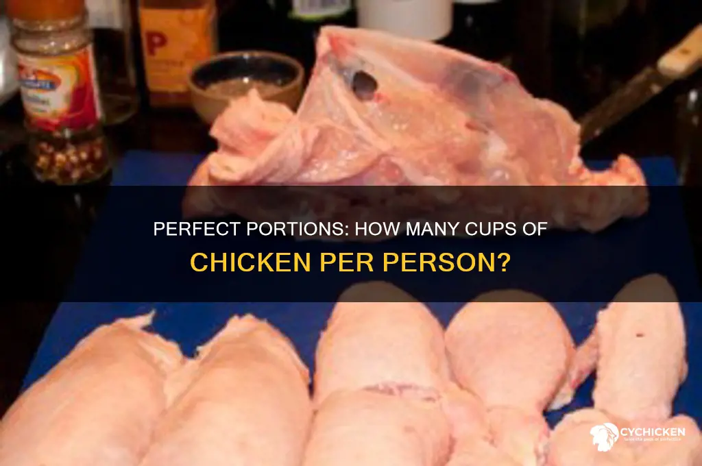 how many cups of chicken per person