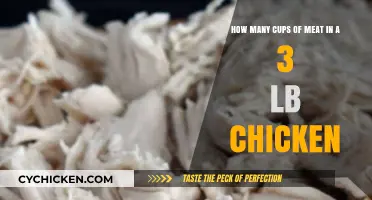 Meat Yield From a 3-lb Chicken: How Many Cups?