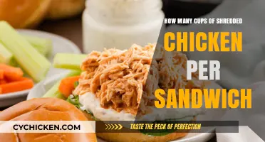 Perfect Shredded Chicken Sandwich: Cups Per Serving Guide