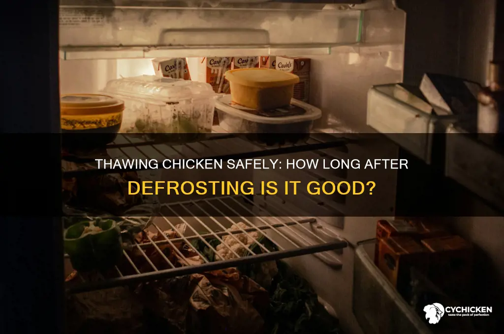 how many days after you thaw chicken