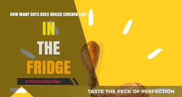 Storing Boiled Chicken: How Long Does it Last?
