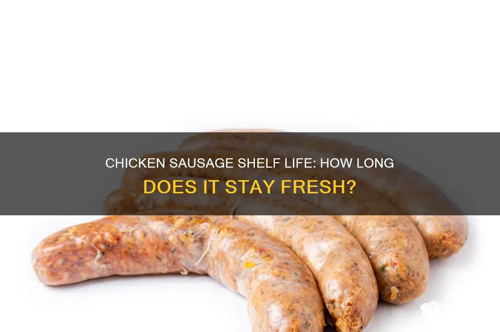 how many days does chicken sausage last