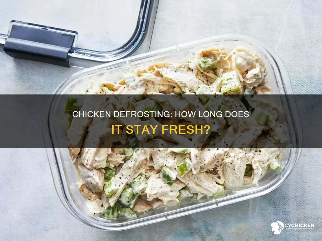 how many days does defrosted chicken last in the fridge