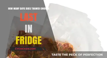 Chicken Storage: How Long Does Thawed Chicken Stay Fresh?