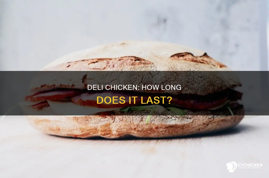 how many days for chicken from the deli