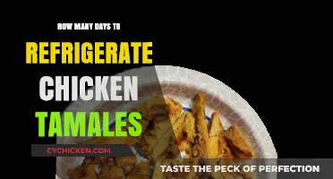Refrigerating Chicken Tamales: Optimal Storage Days for Freshness and Safety