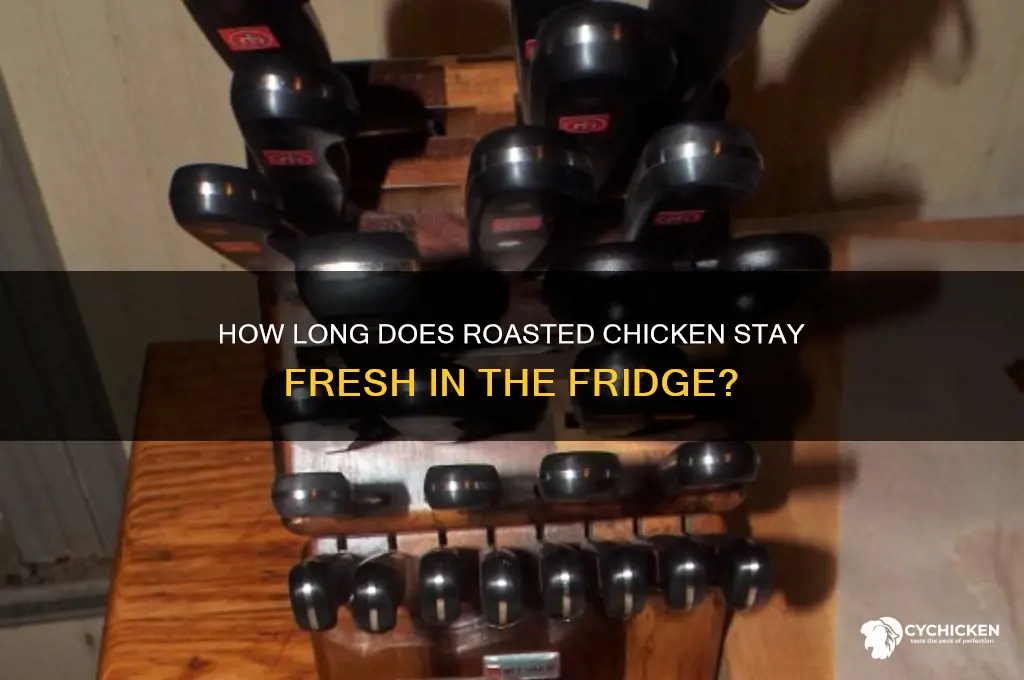how many days will roaster chicken last in the fridge