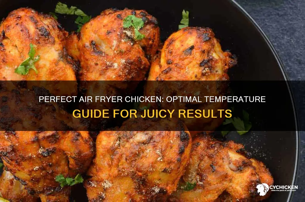 how many degrees to air fryer chicken