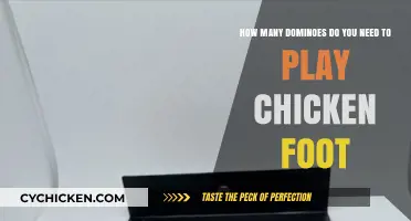 Chicken Foot Dominoes: How Many Dominoes to Play?