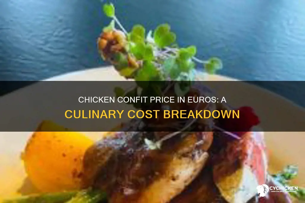 how many euros is a chicken confit