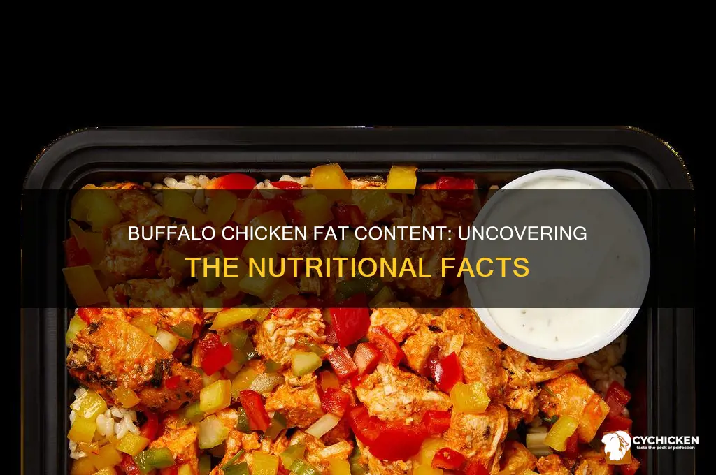 how many fats does buffalo chicken have