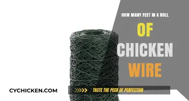 Chicken Wire Rolls: Feet of Fencing Covered