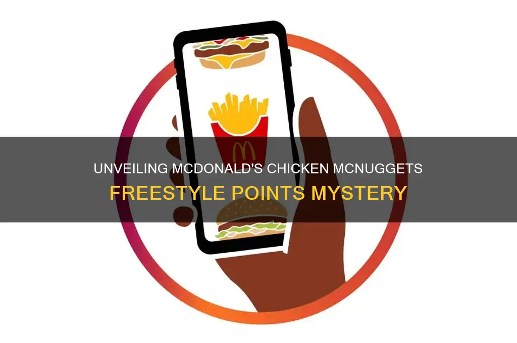 how many freestyle points in mcdonald