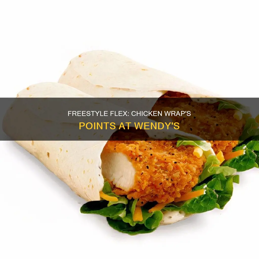 how many freestyle points is a chicken wrap from wendy